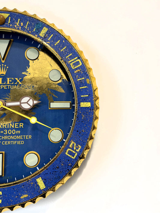 Orologio Sub Deep Blue Custom da Parete X