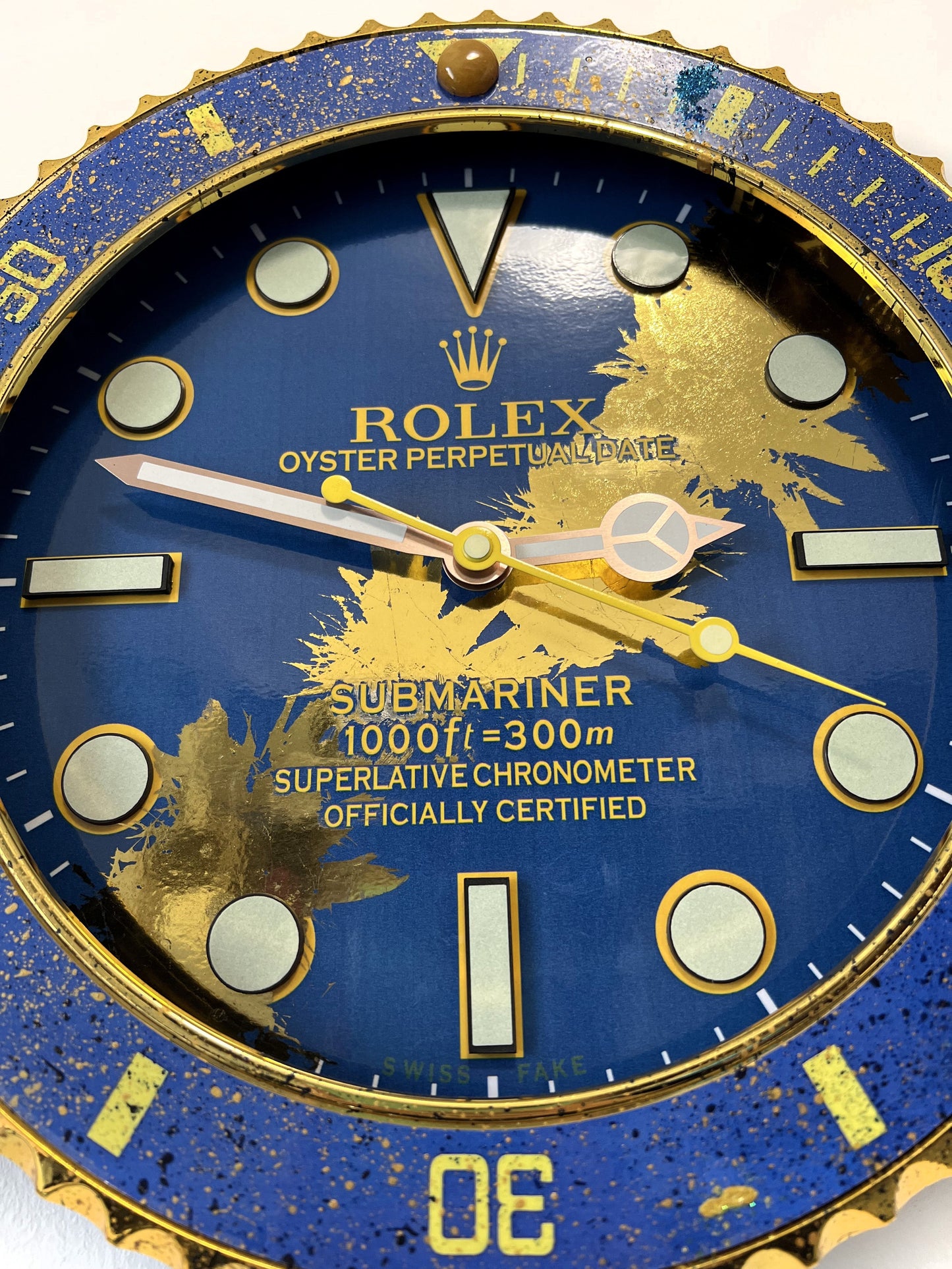 Orologio Sub Deep Blue Custom da Parete X