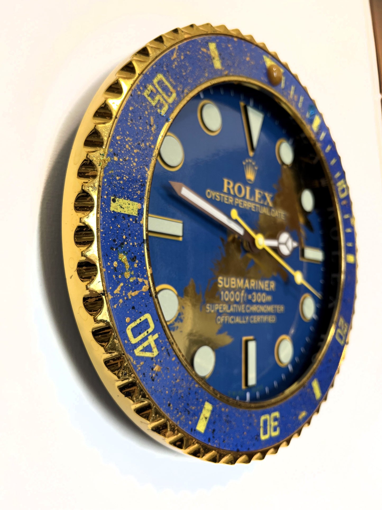 Orologio Sub Deep Blue Custom da Parete X