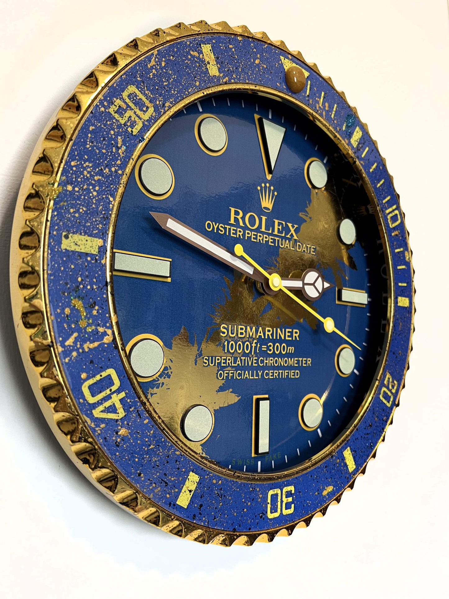 Orologio Sub Deep Blue Custom da Parete X