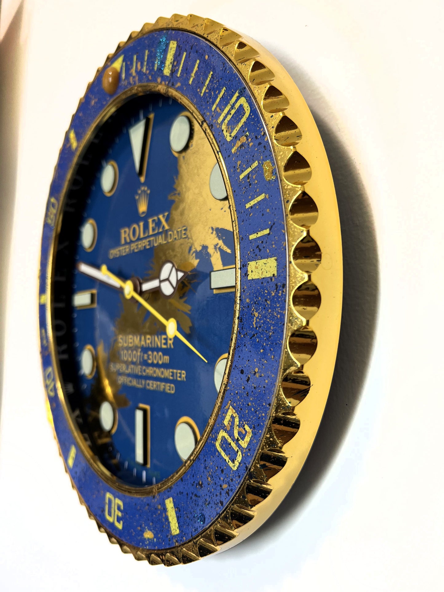 Orologio Sub Deep Blue Custom da Parete X