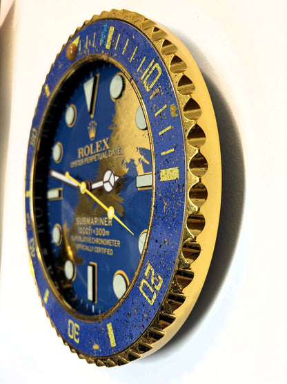 Orologio Sub Deep Blue Custom da Parete X