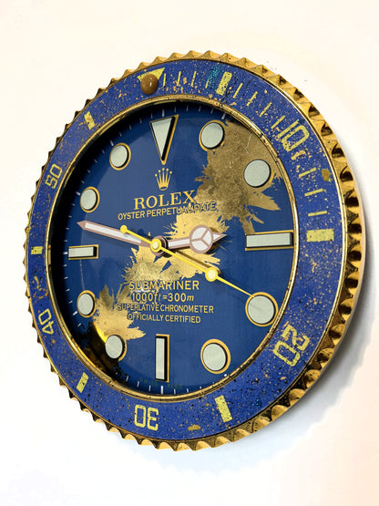 Orologio Sub Deep Blue Custom da Parete X