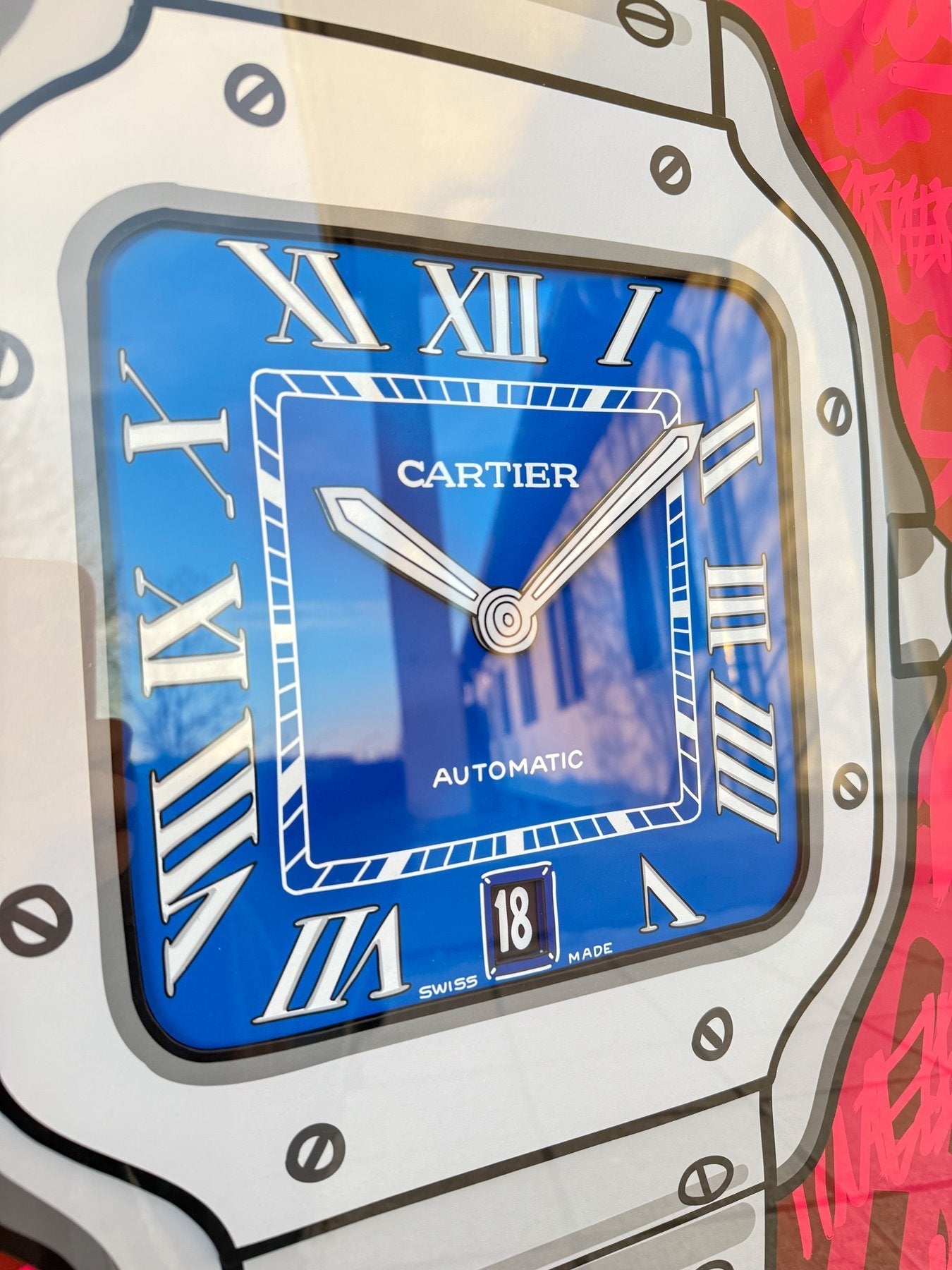 Quadro Santos the Cartier (Opera d'arte 3D) X