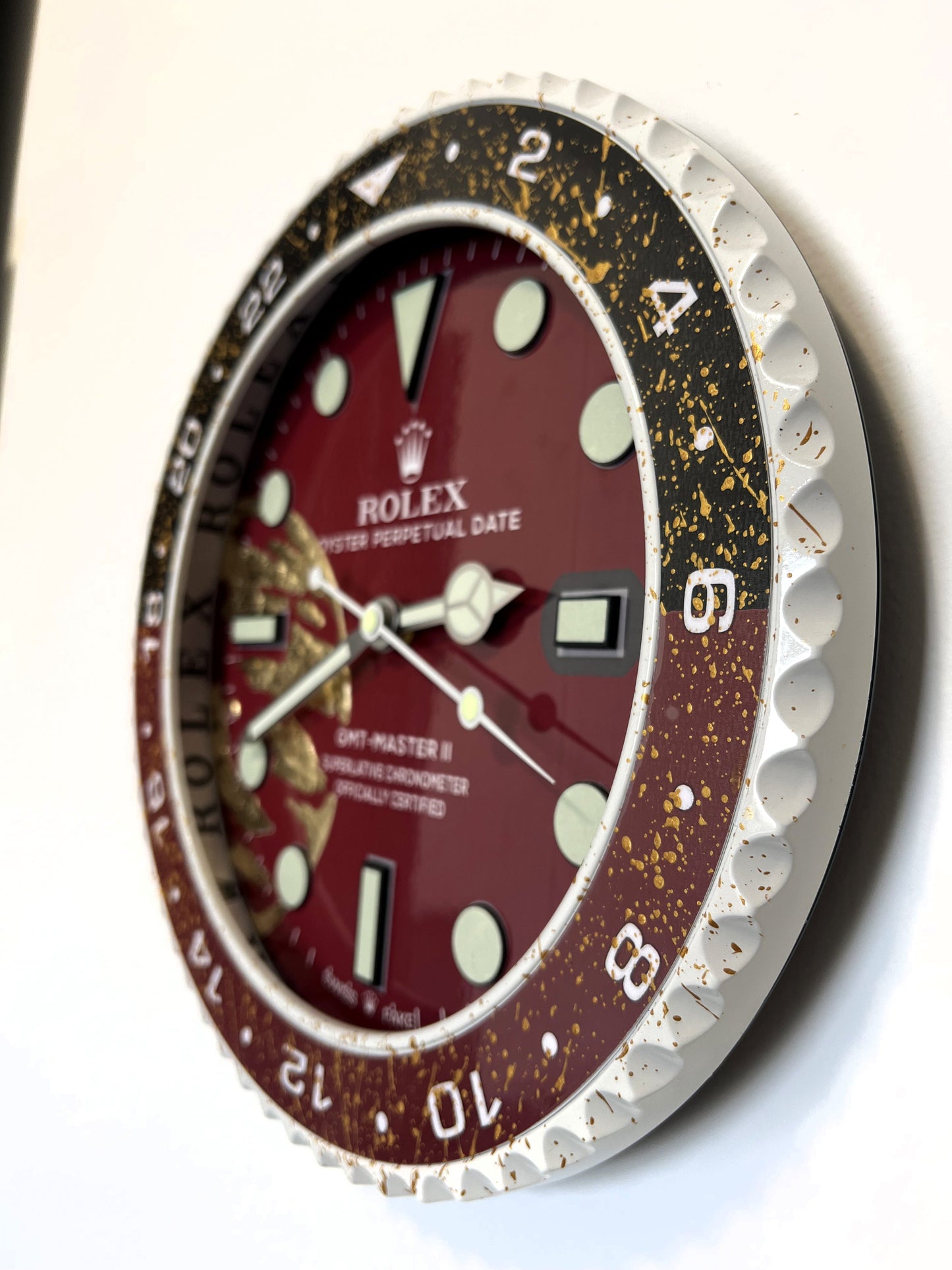 Orologio GMT The Bordeaux World Custom da Parete X