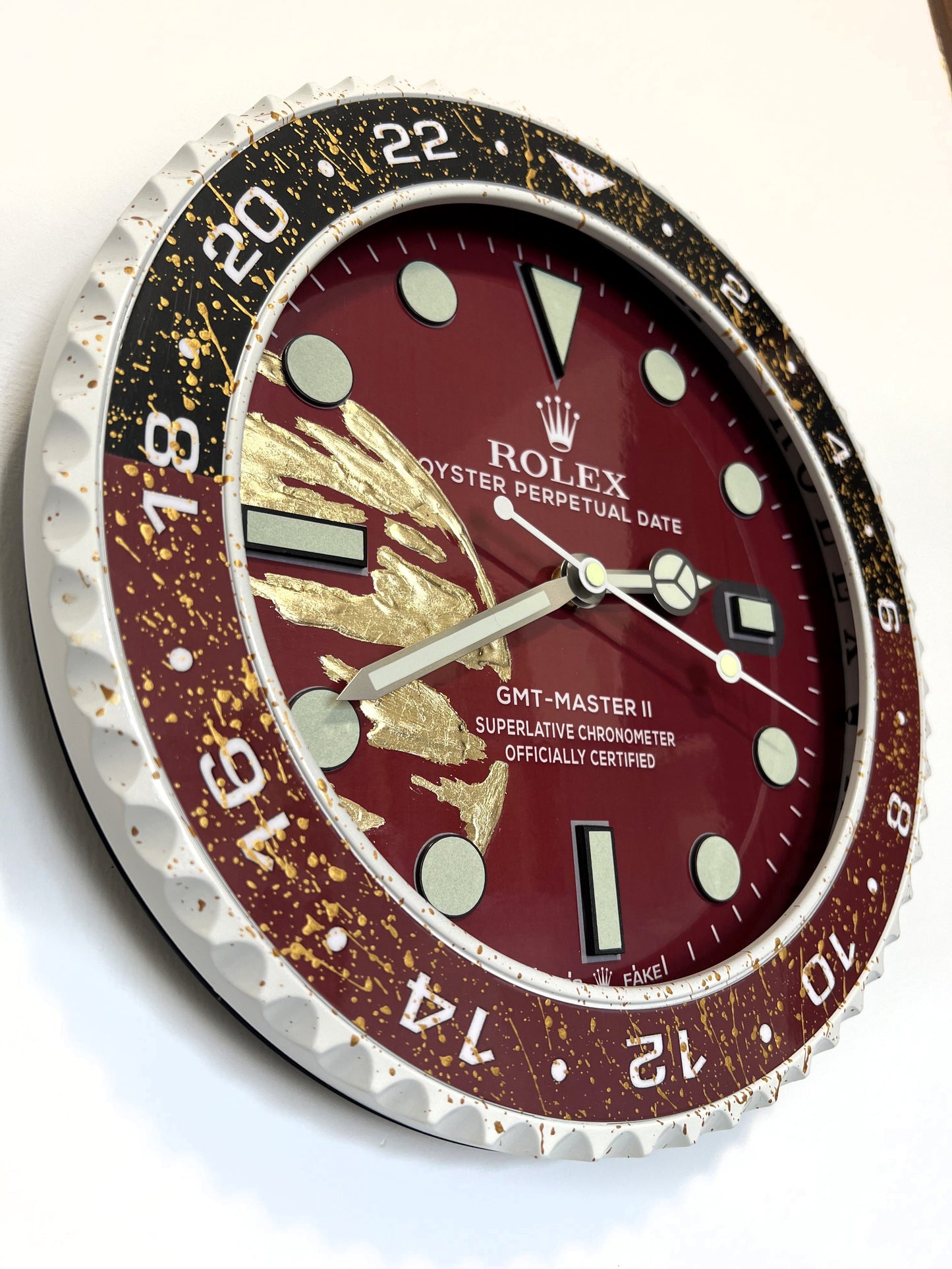 Orologio GMT The Bordeaux World Custom da Parete X