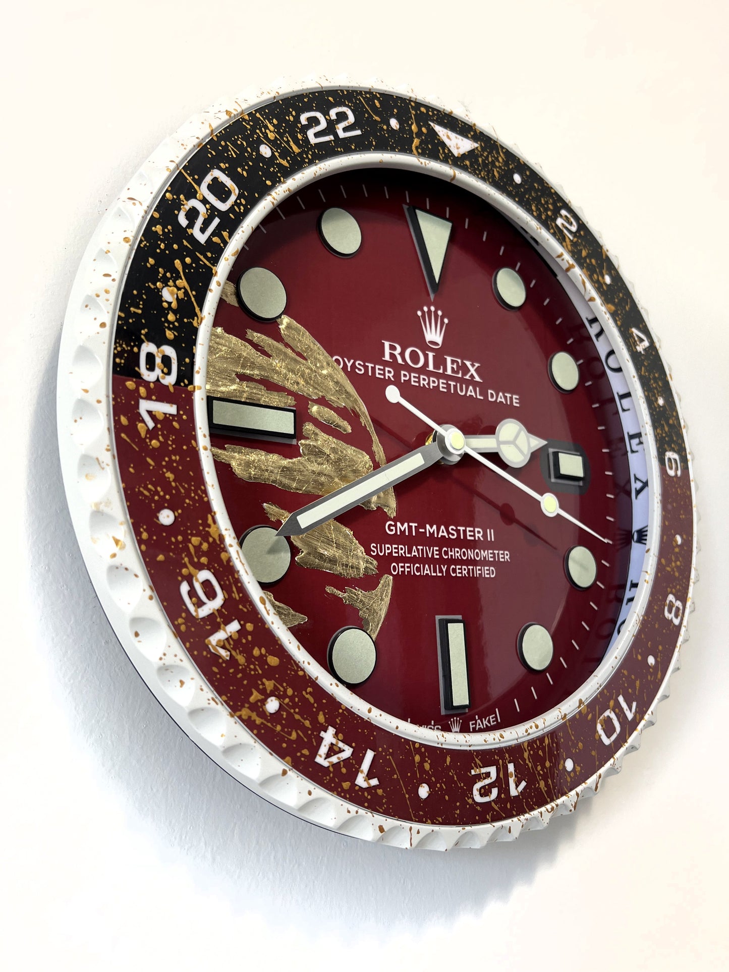 Orologio GMT The Bordeaux World Custom da Parete X