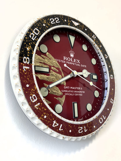 Orologio GMT The Bordeaux World Custom da Parete X
