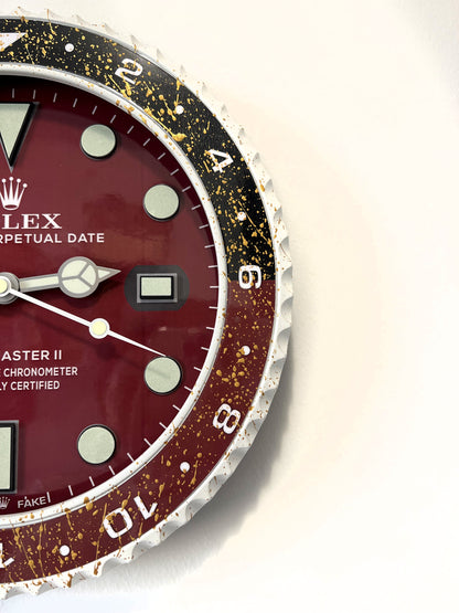 Orologio GMT The Bordeaux World Custom da Parete X