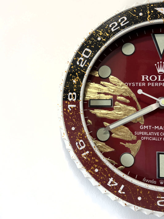 Orologio GMT The Bordeaux World Custom da Parete X
