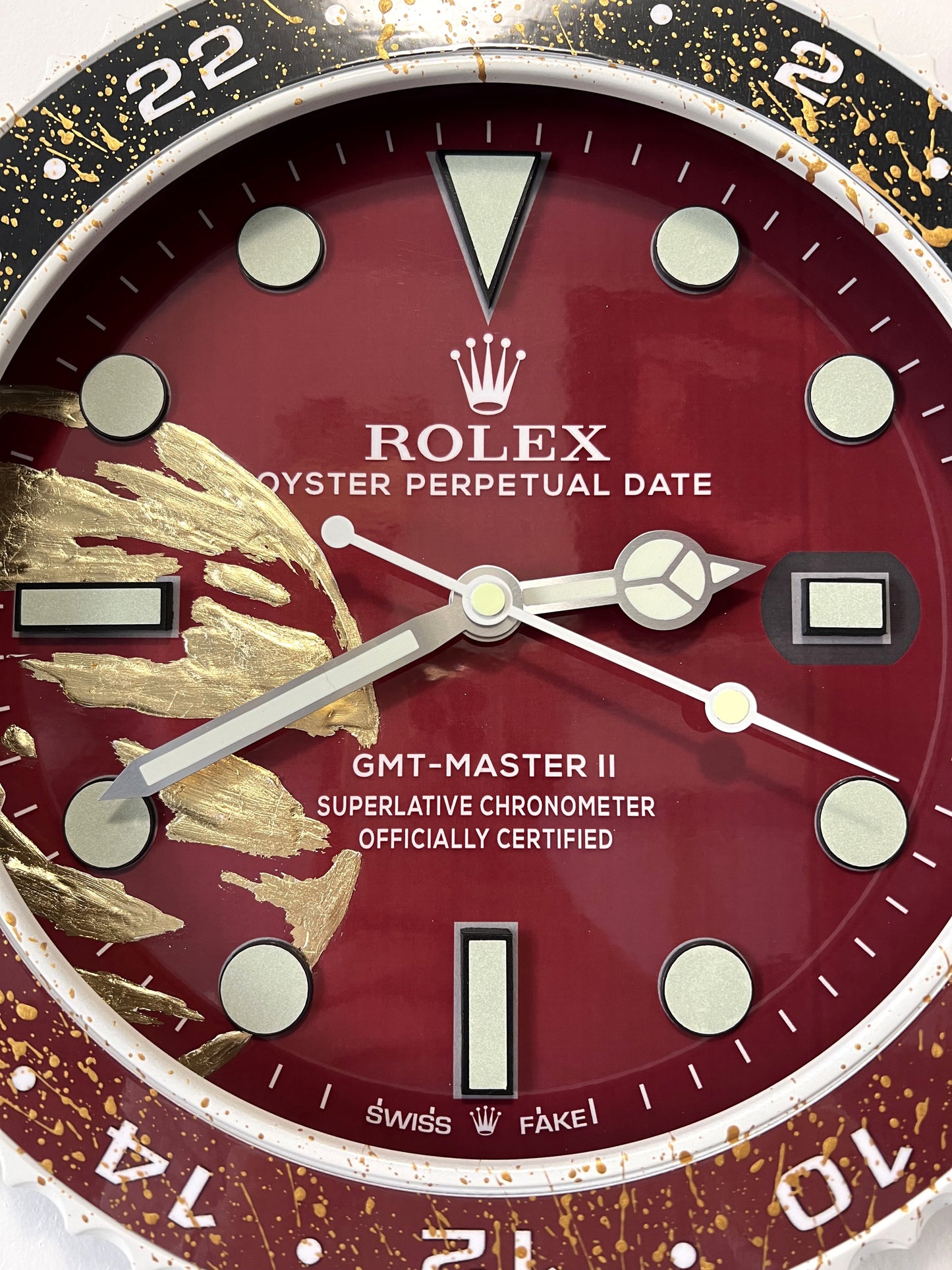 Orologio GMT The Bordeaux World Custom da Parete X