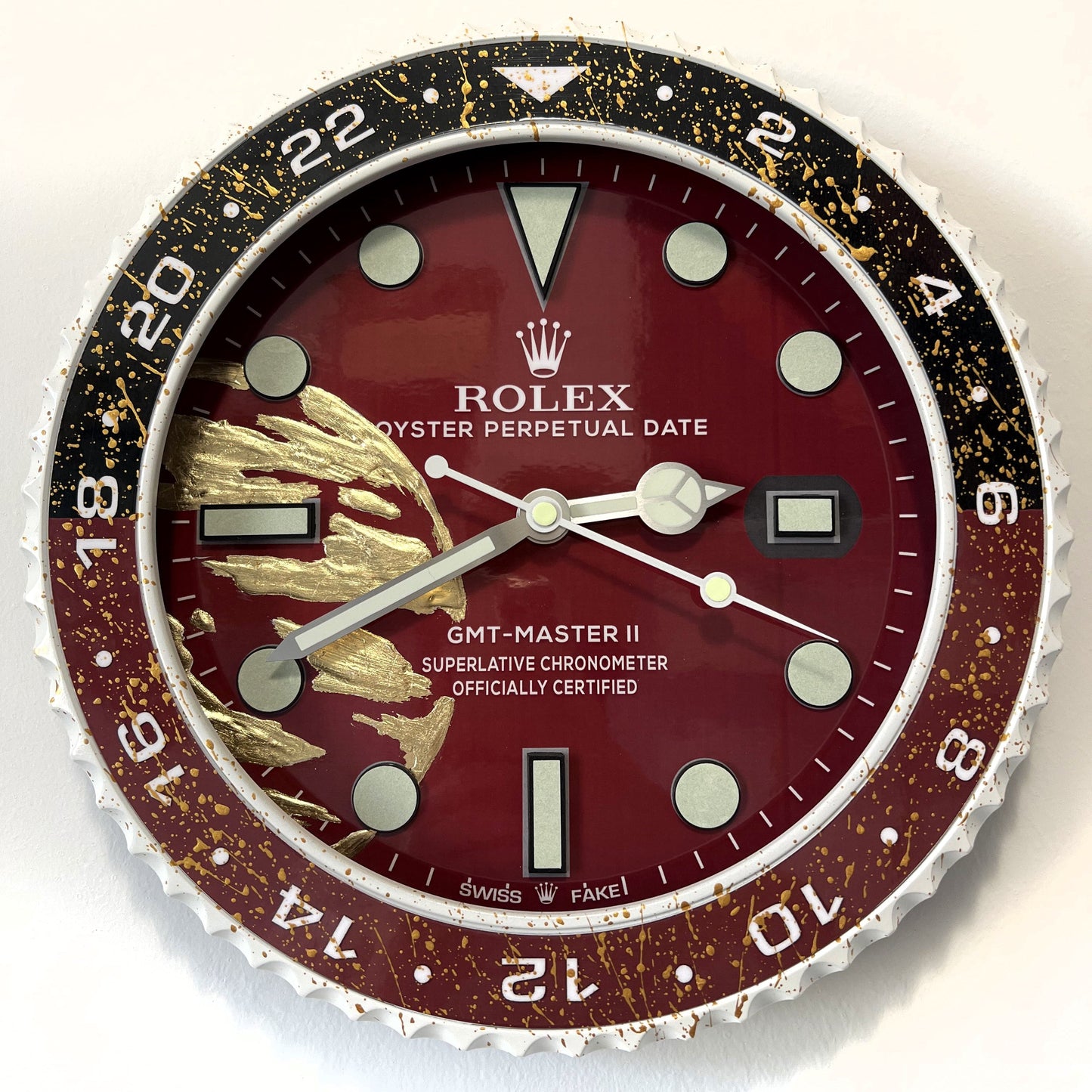 Orologio GMT The Bordeaux World Custom da Parete X