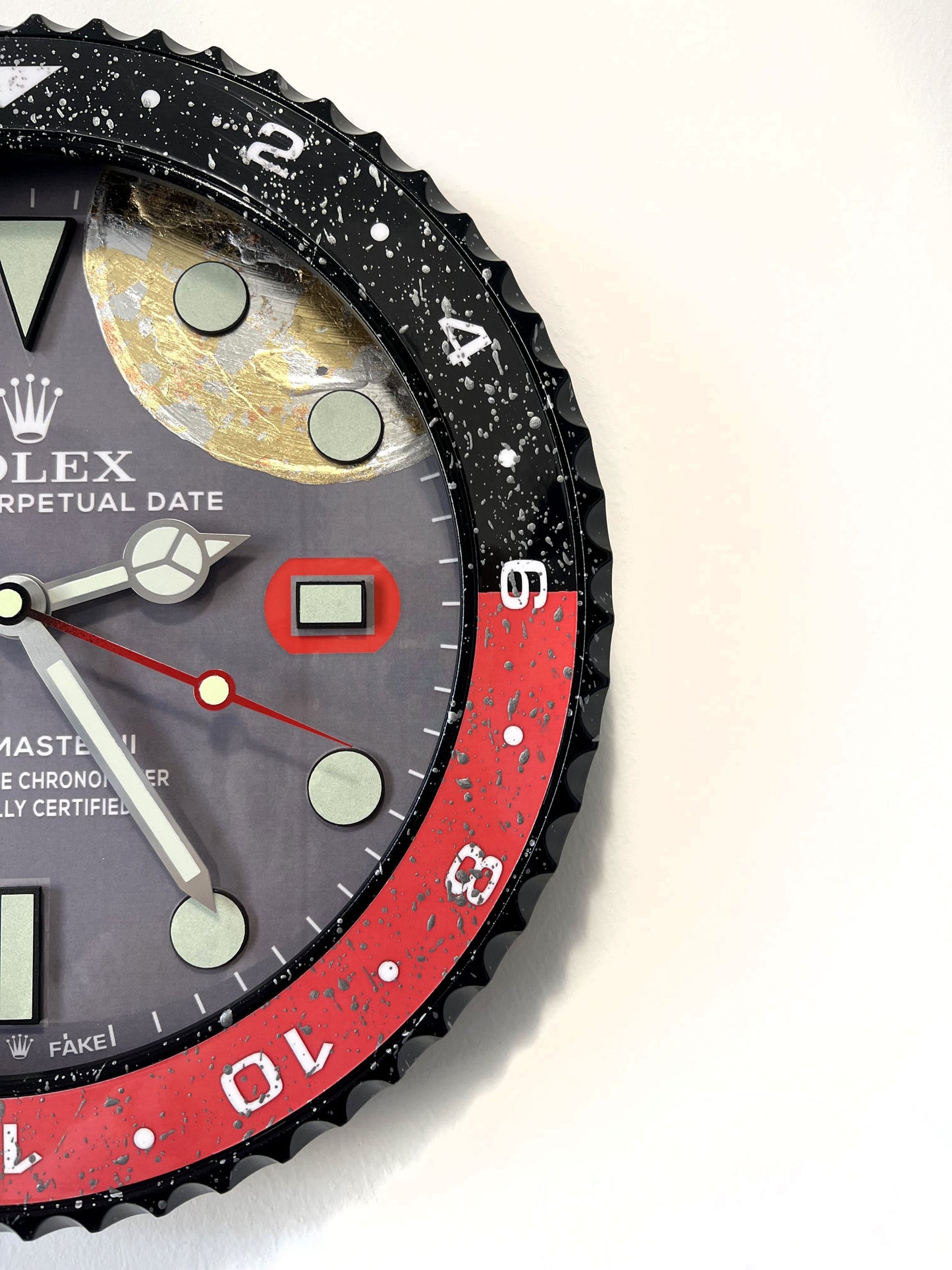 Orologio GMT Fake World Custom da Parete X