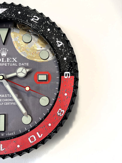Orologio GMT Fake World Custom da Parete X