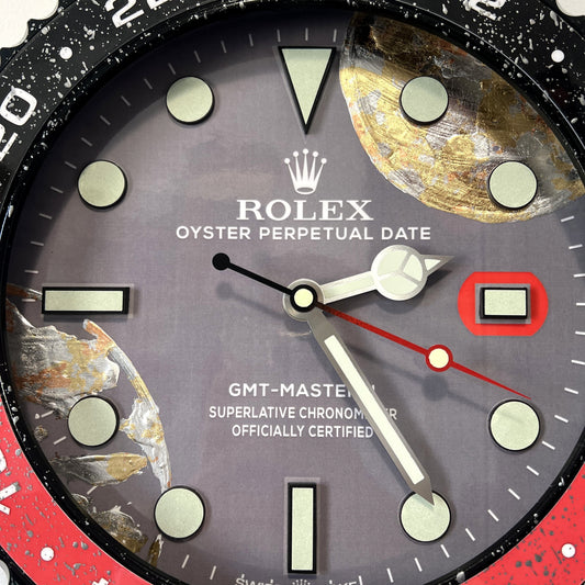 Orologio GMT Fake World Custom da Parete X