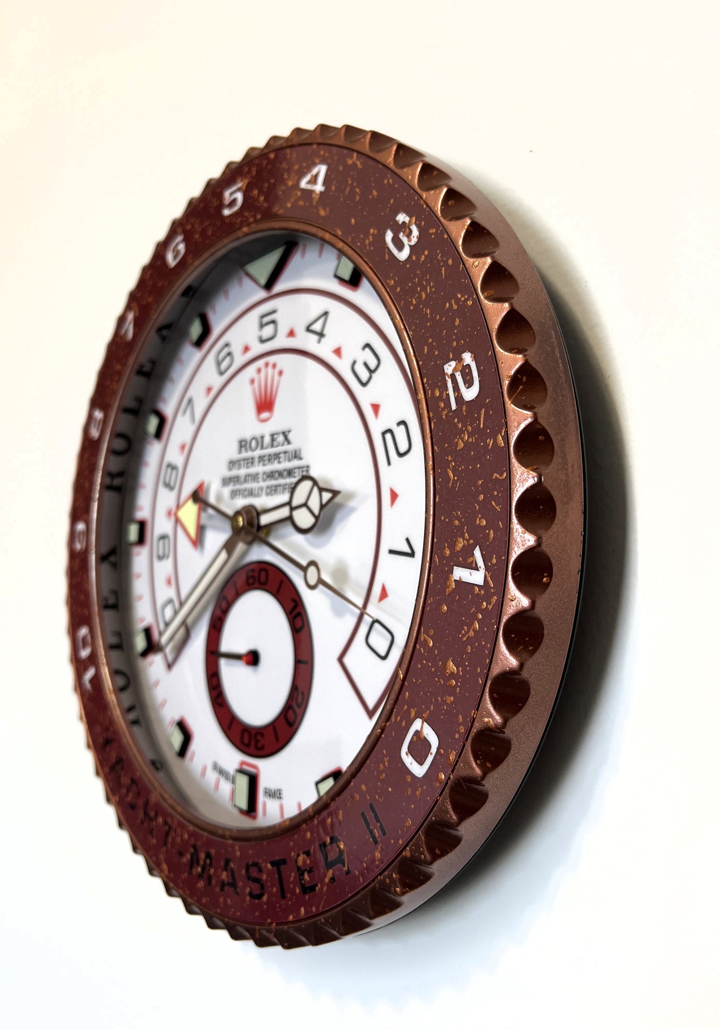 Orologio Yacht Bordeaux Lake Custom da Parete X