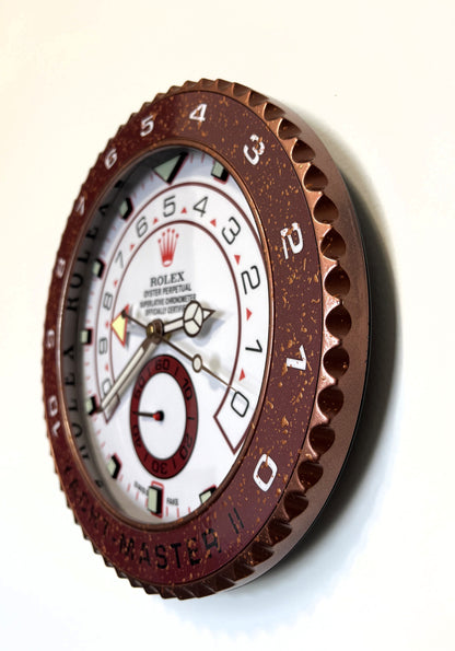 Orologio Yacht Bordeaux Lake Custom da Parete X