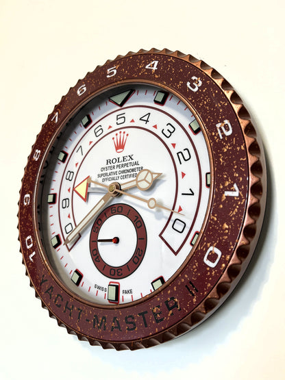 Orologio Yacht Bordeaux Lake Custom da Parete X