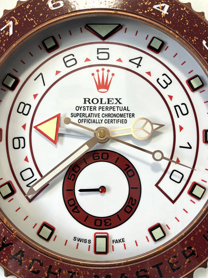 Orologio Yacht Bordeaux Lake Custom da Parete X