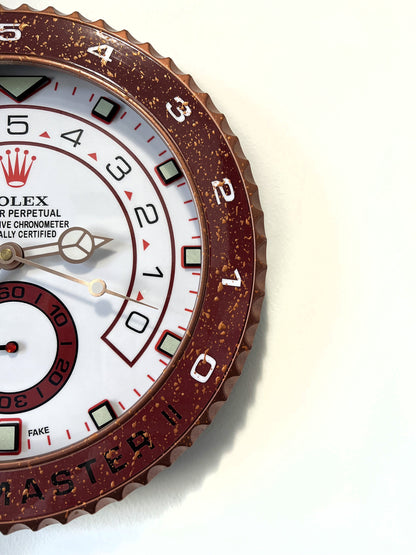 Orologio Yacht Bordeaux Lake Custom da Parete X