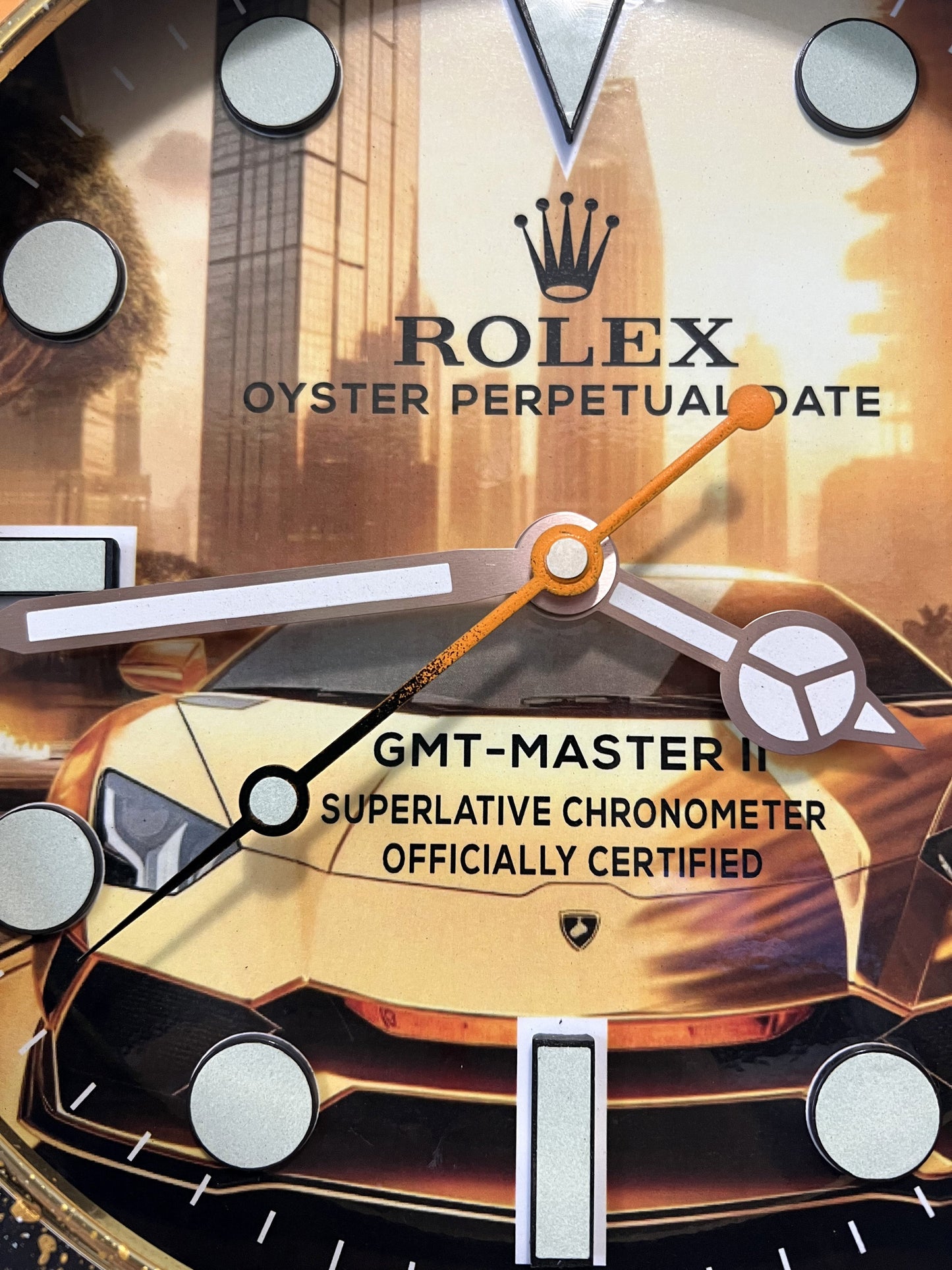 Orologio GMT The Lambo Custom da Parete X