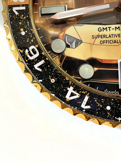 Orologio GMT The Lambo Custom da Parete X
