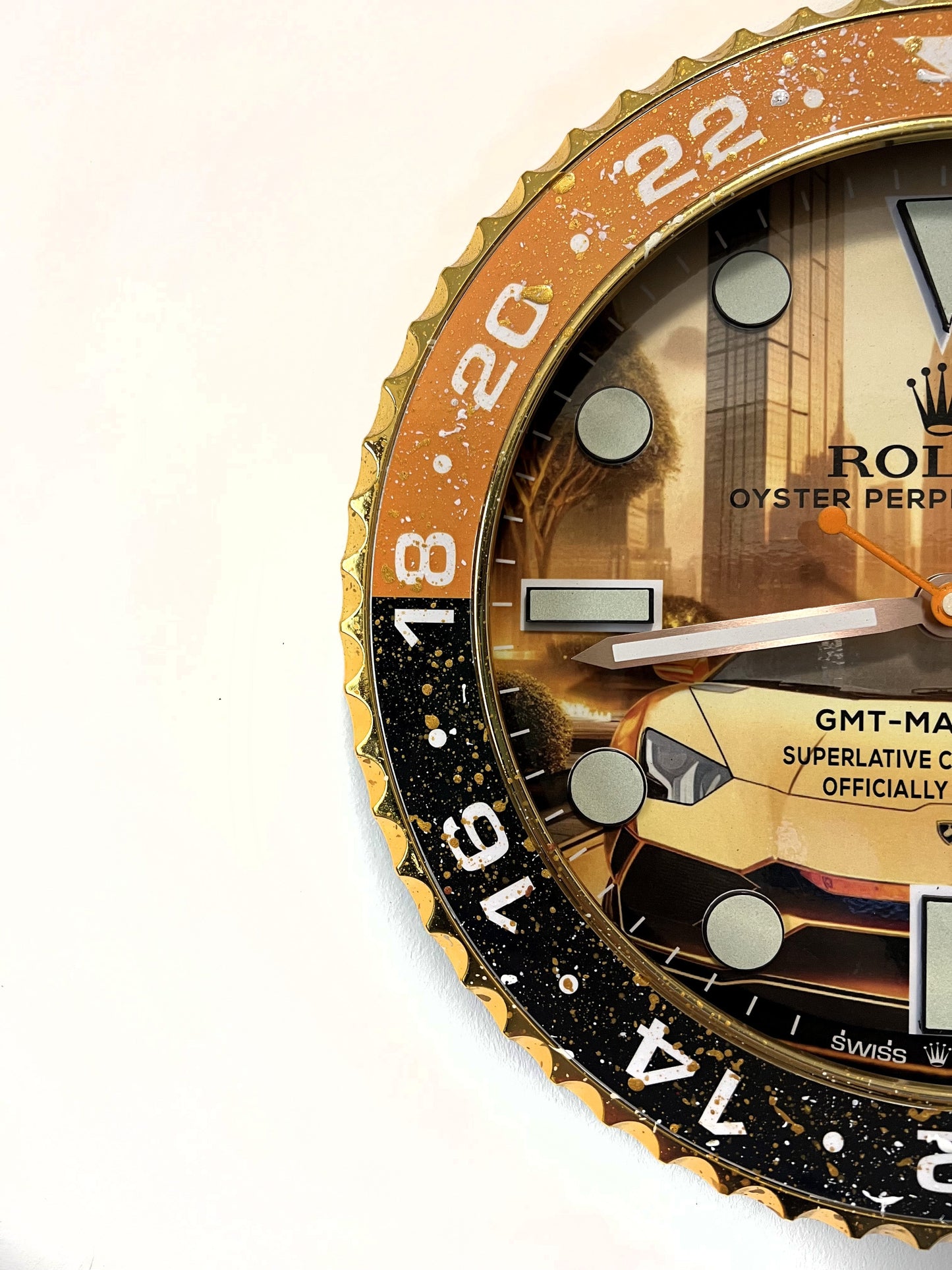 Orologio GMT The Lambo Custom da Parete X