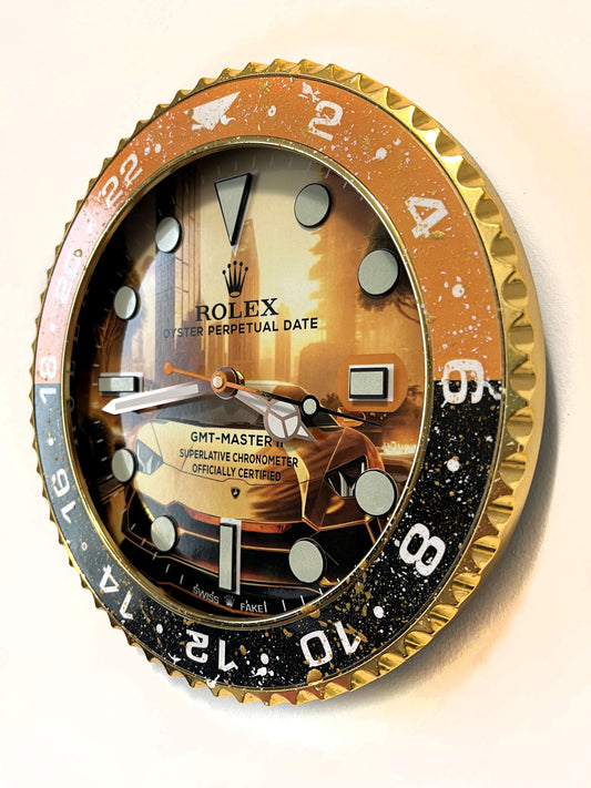 Orologio GMT The Lambo Custom da Parete X