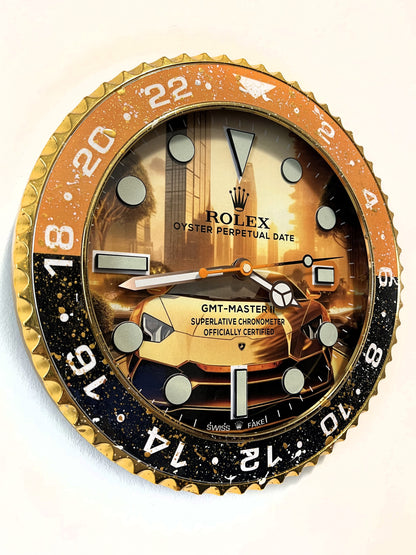 Orologio GMT The Lambo Custom da Parete X
