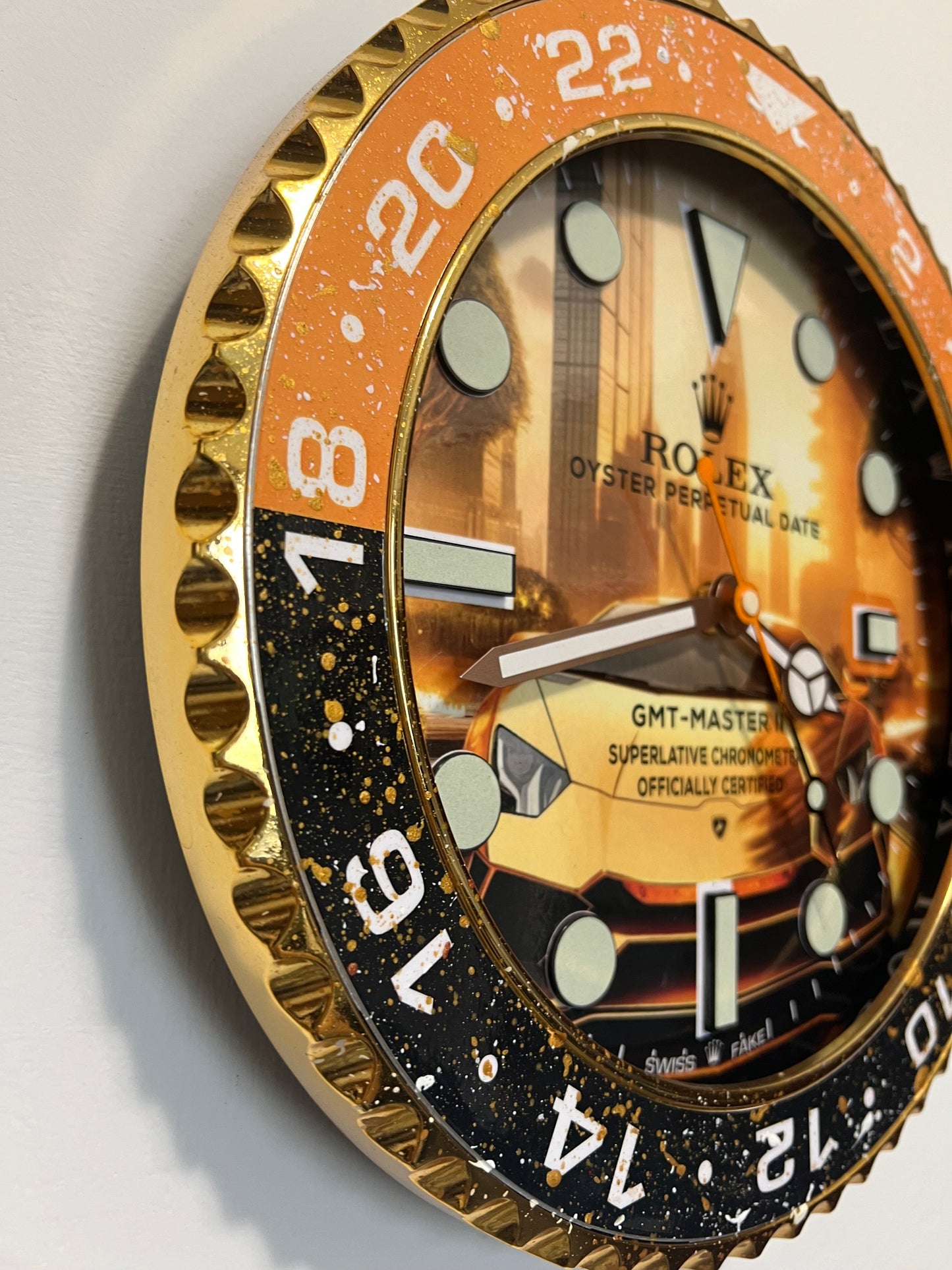 Orologio GMT The Lambo Custom da Parete X