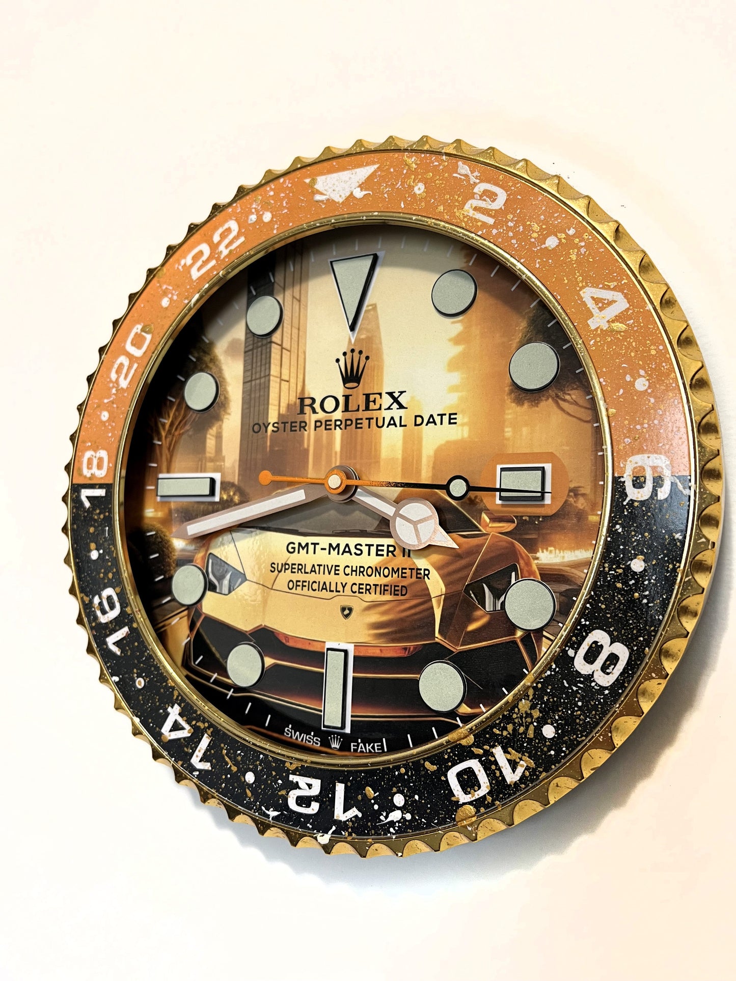 Orologio GMT The Lambo Custom da Parete X