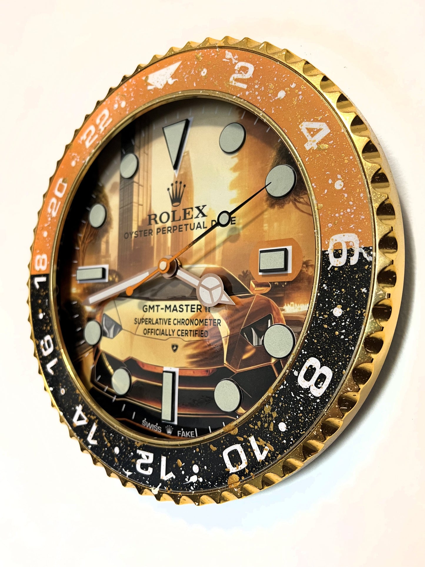 Orologio GMT The Lambo Custom da Parete X