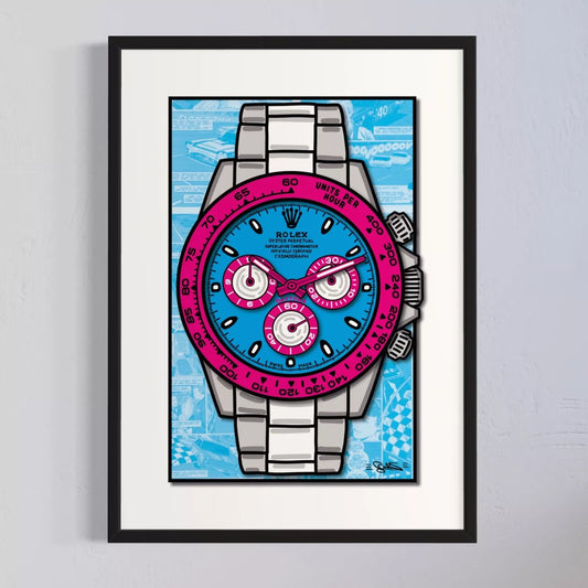 Quadro Pink Day (Opera d'arte 3D) X
