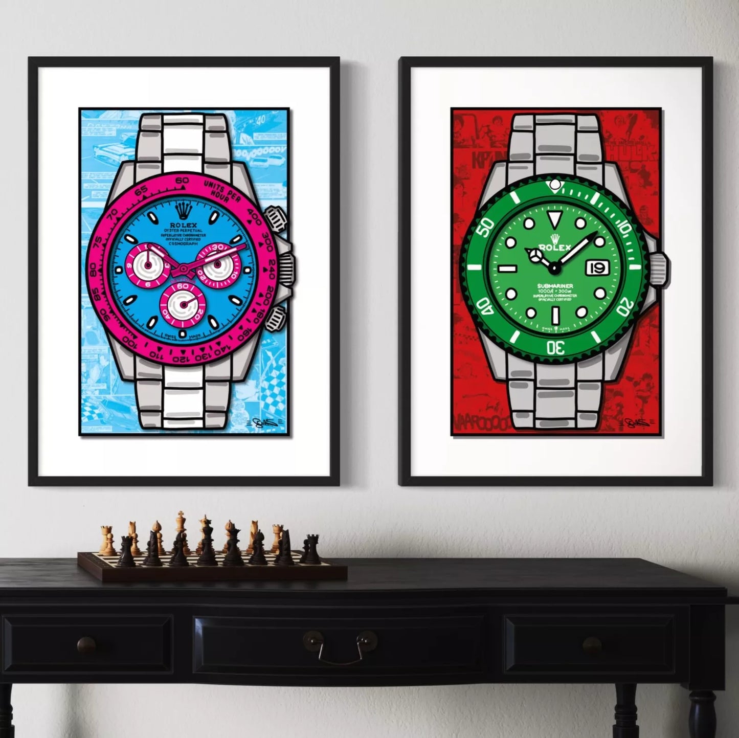 Quadro Pink Day (Opera d'arte 3D) X